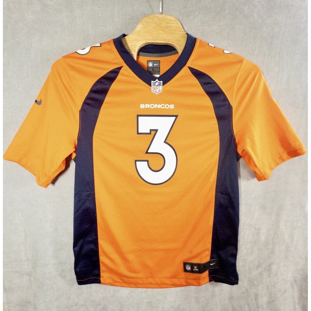 Nike On Field Denver Broncos Drew Lock #3 Football Jersey Mens Large NFL